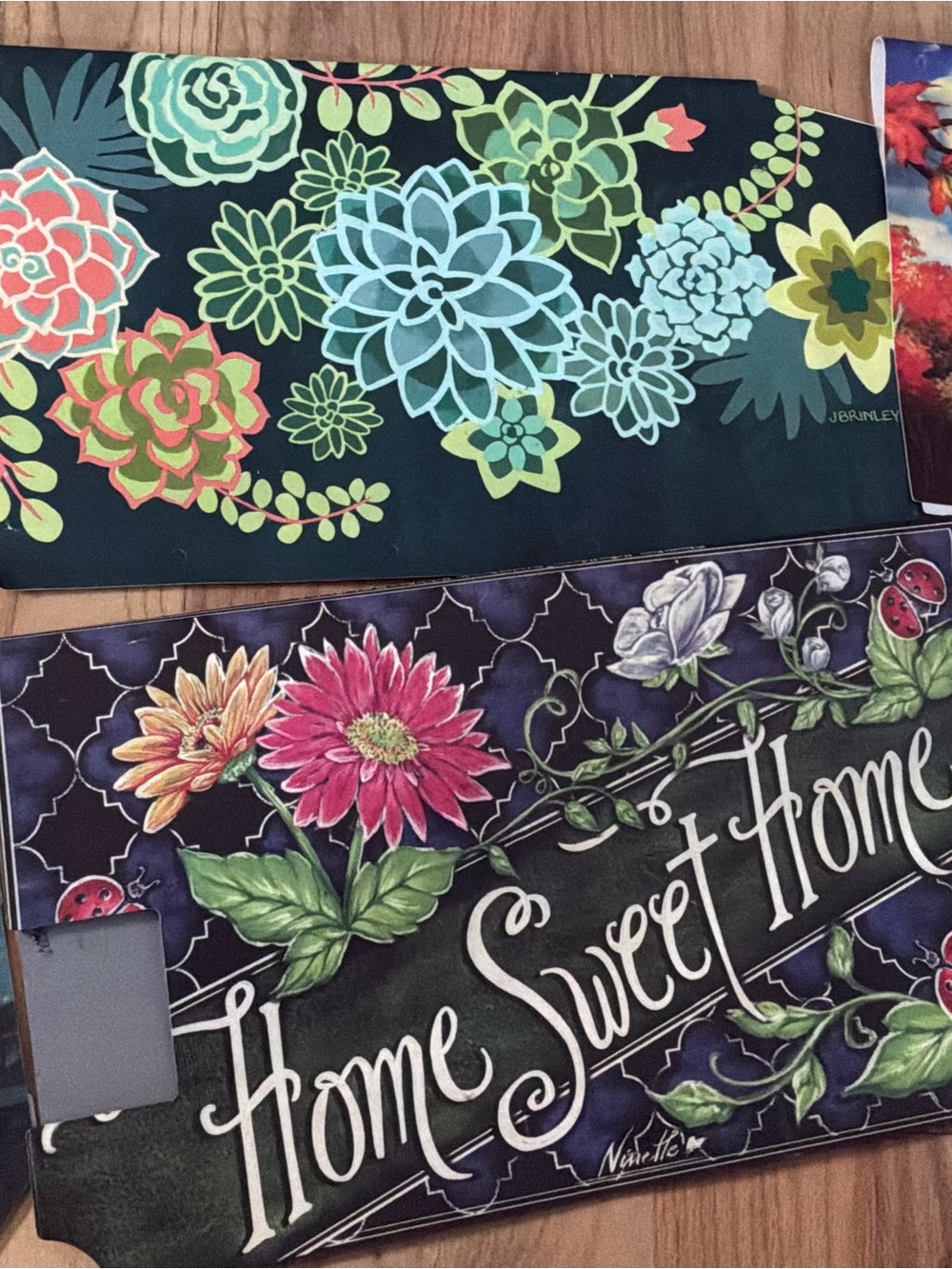 Six Floral bird and fall themed magnetic mailbox covers